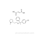 Flemarato de clemastina AB143085 (CAS 14976-57-9) Mecloprodina, tavist; Agasten, Aloginan; Clemastina; HS 592, HS-595 e HS592